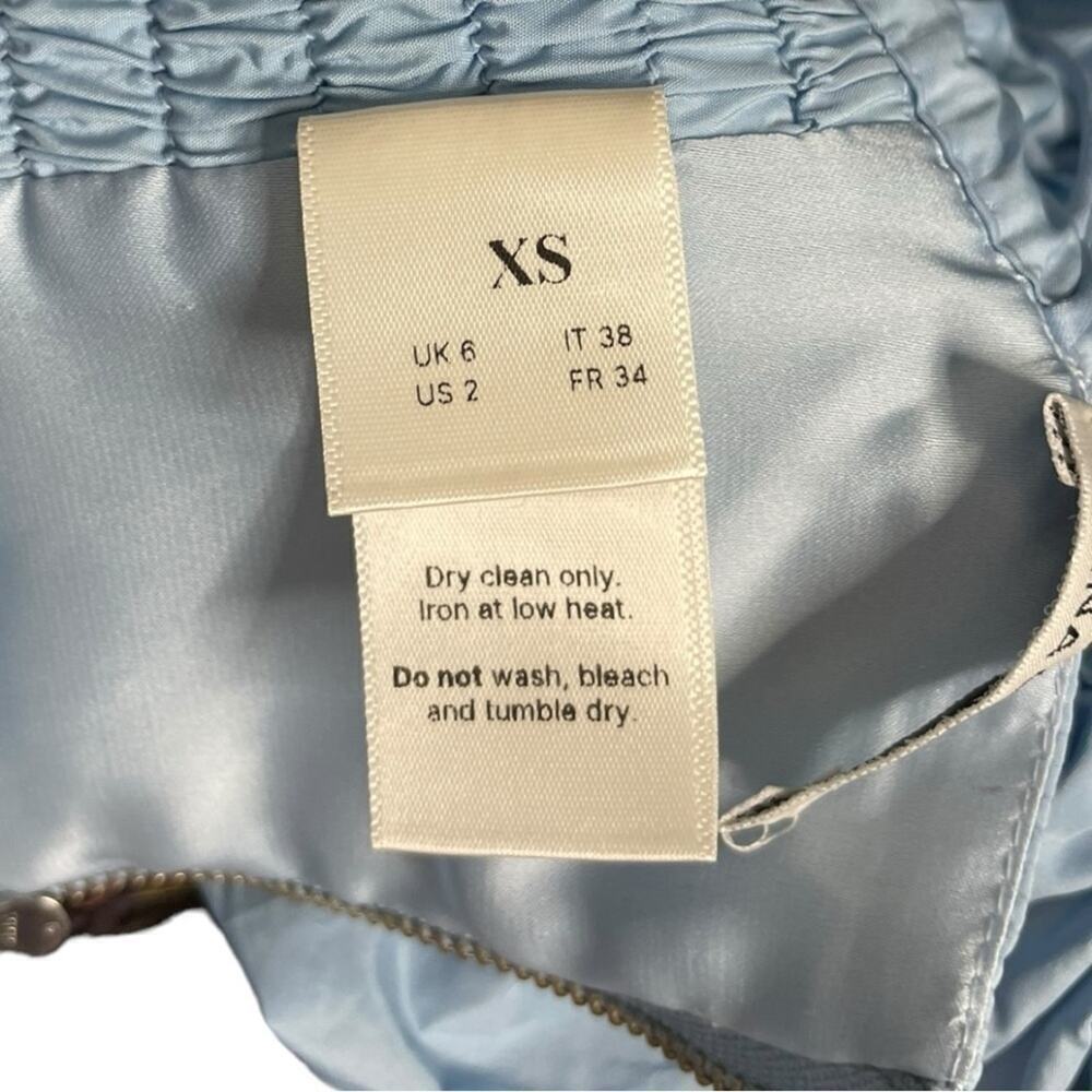 Anna October Light Blue Ruffled Crop Top - Picture 9 of 15